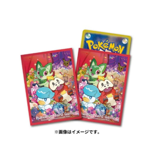 Sprigatito Fuecoco Quaxly Card Sleeves [Pokemon Center Japan Exclusive] (64-count)