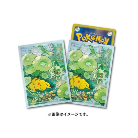 Pikachu and Sprigatito Card Sleeves [Pokemon Center Japan Exclusive] (64-count)