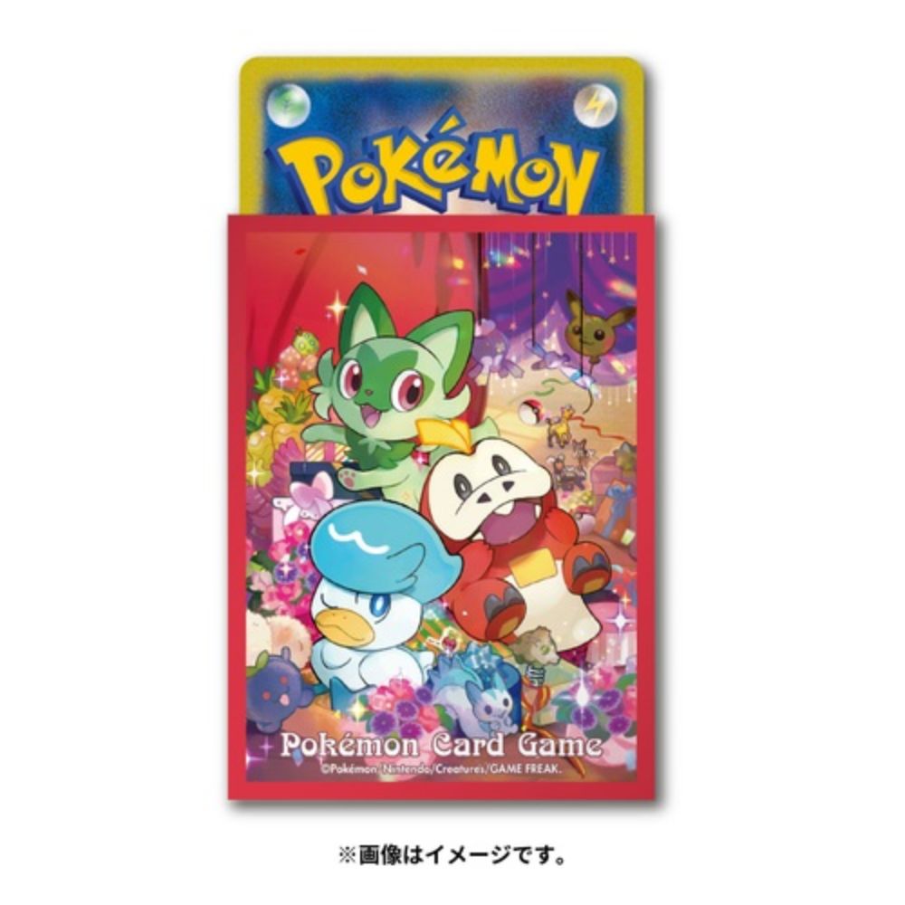 Sprigatito Fuecoco Quaxly Card Sleeves [Pokemon Center Japan Exclusive] (64-count)