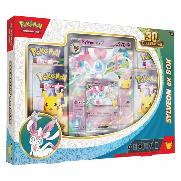 Pokemon 30th Celebration Sylveon ex Box