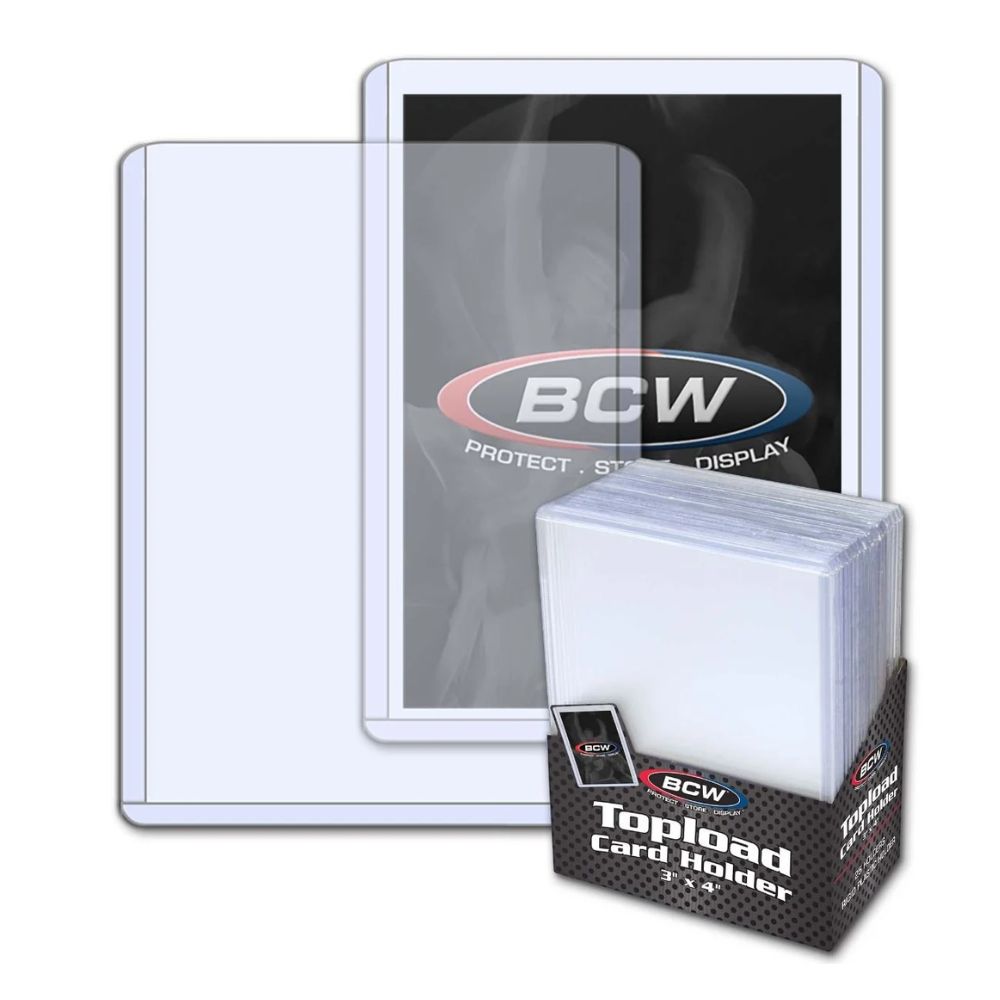 BCW 3x4 Topload Card Holder - Standard