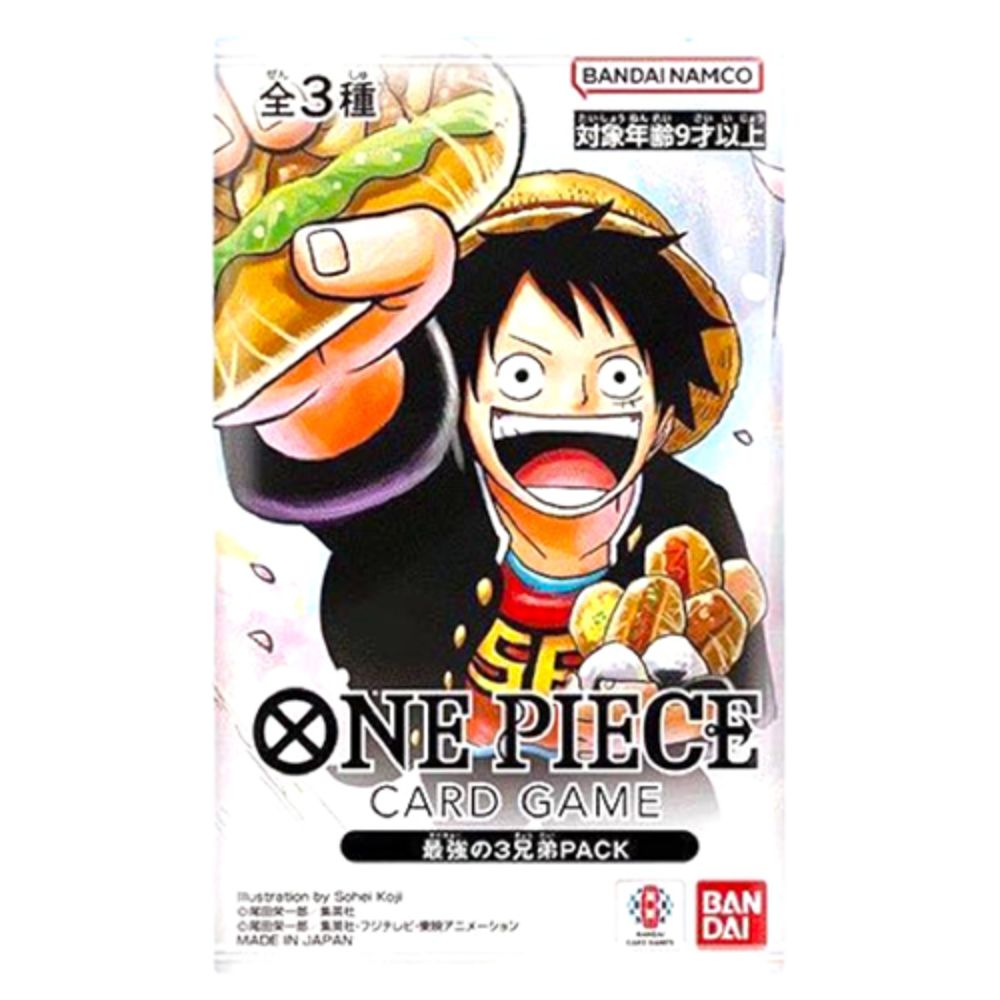 One Piece Card Game Strongest 3 Brothers Promo Pack (Japanese Exclusive)