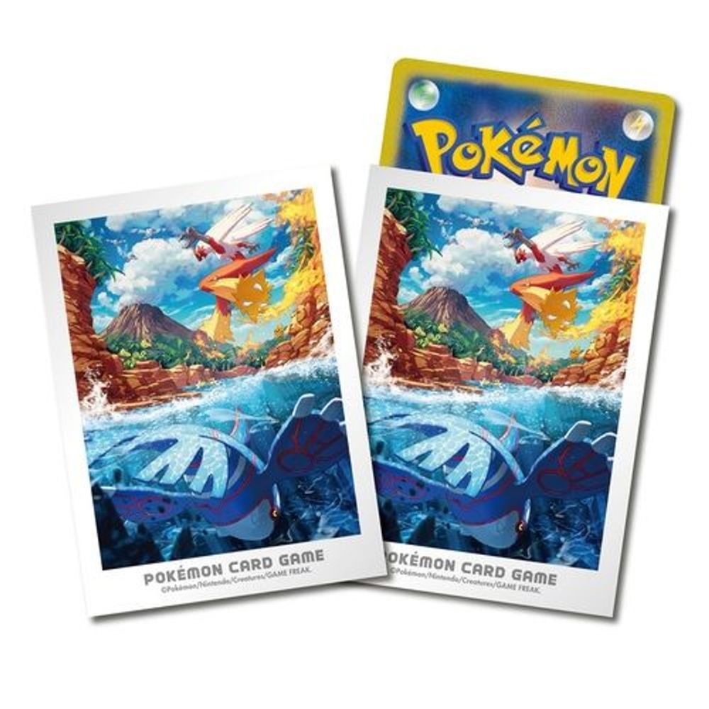 Hoenn Adventure Kyogre & Blaziken Card Sleeves [Pokemon Center Japan Exclusive] (64-count)