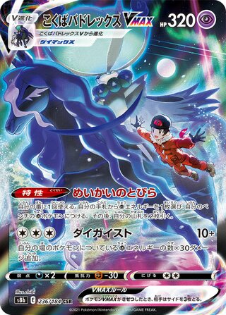 Shadow Rider Calyrex VMAX (236/184) [S8B VMAX Climax] NM [JP]