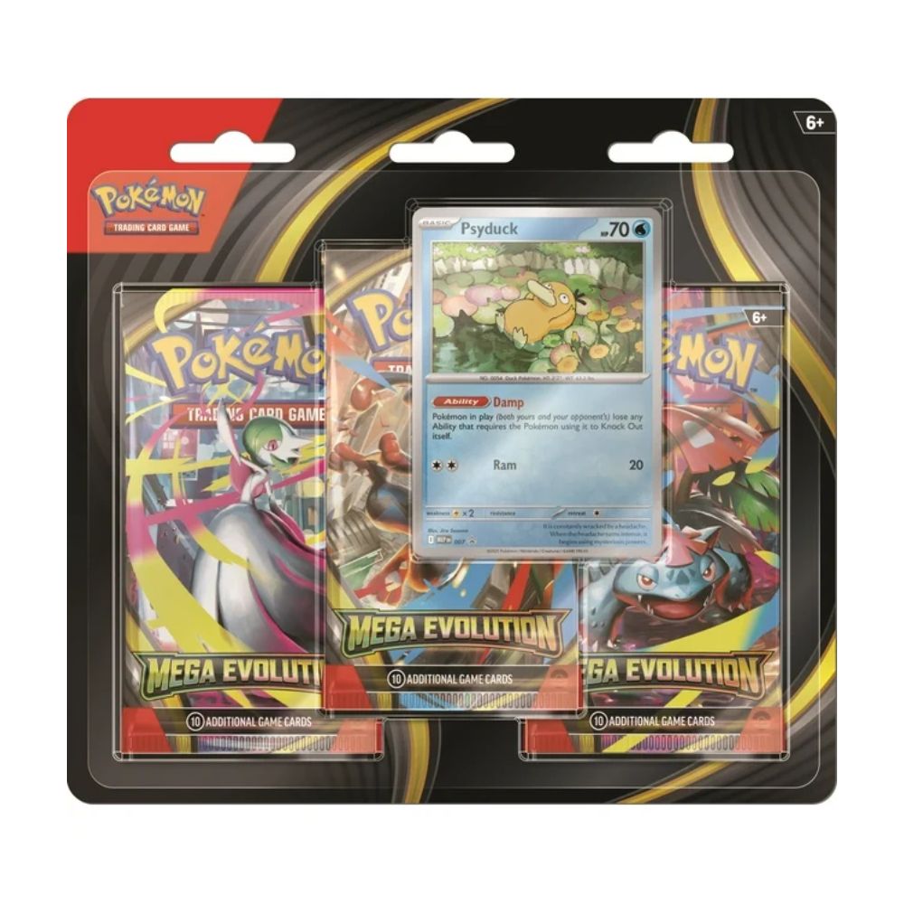 Pokemon Mega Evolutions 3 Pack Blister