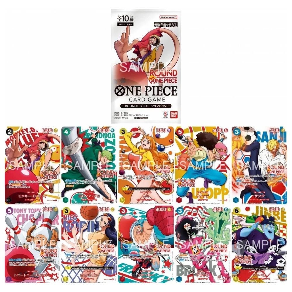 One Piece Card Game x ROUND1 Promo Pack (Japanese)