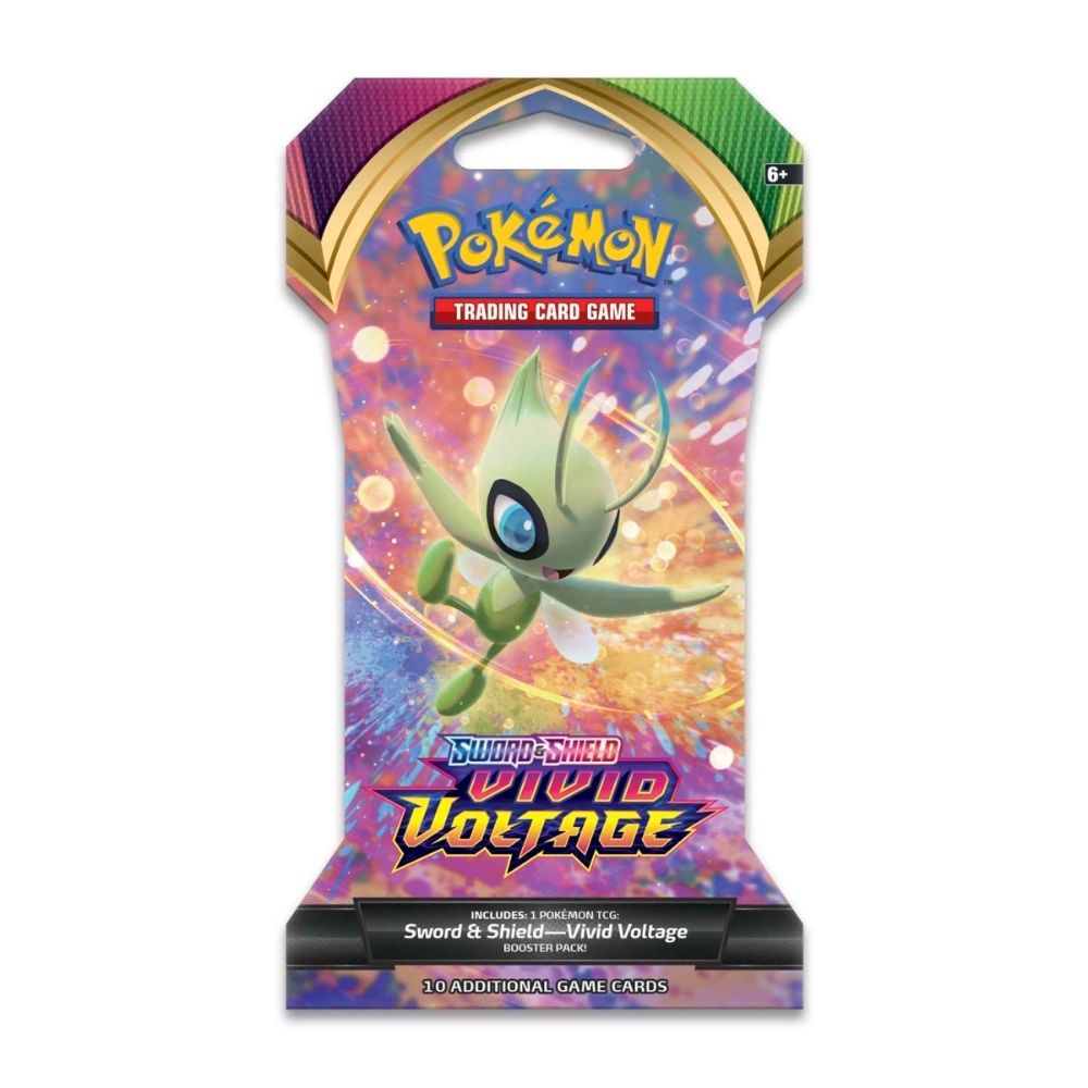 Pokemon Sword & Shield-Vivid Voltage Sleeved Booster Pack (10 Cards)